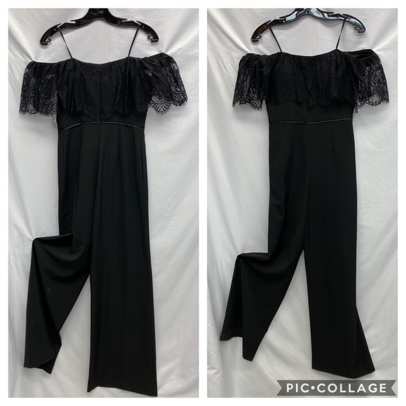Brand new - Js collection BLACK off the shoulder jumpsuit - Picture 6 of 7